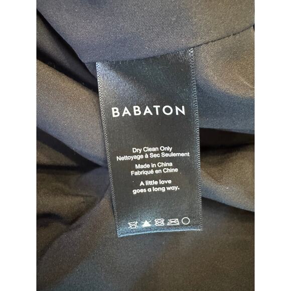 BABATON x ARITZIA Samuel Double Breasted Blazer Navy Everest Green Plaid SZ 0/XS - Picture 8 of 9